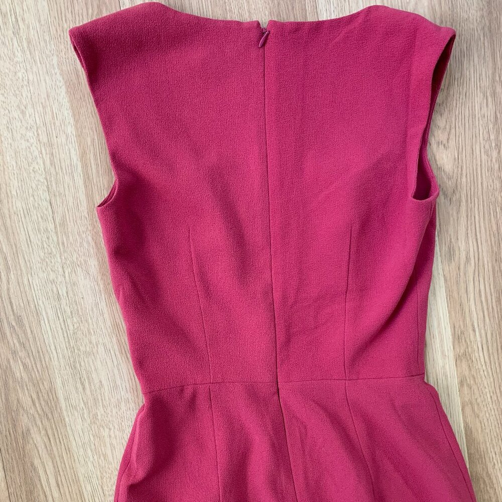 Dress the Population Elle Dress Pink Hibiscus Sweetheart Sheath - Picture 6 of 12